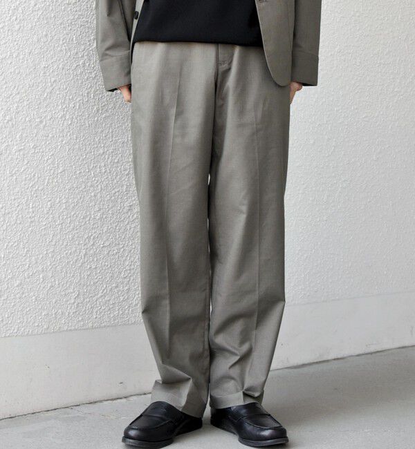 SHIPS any「【WEB限定】SHIPS any: ハイブリッド リネン イージーパンツ (セットアップ対応)26SS◆」|チノ|