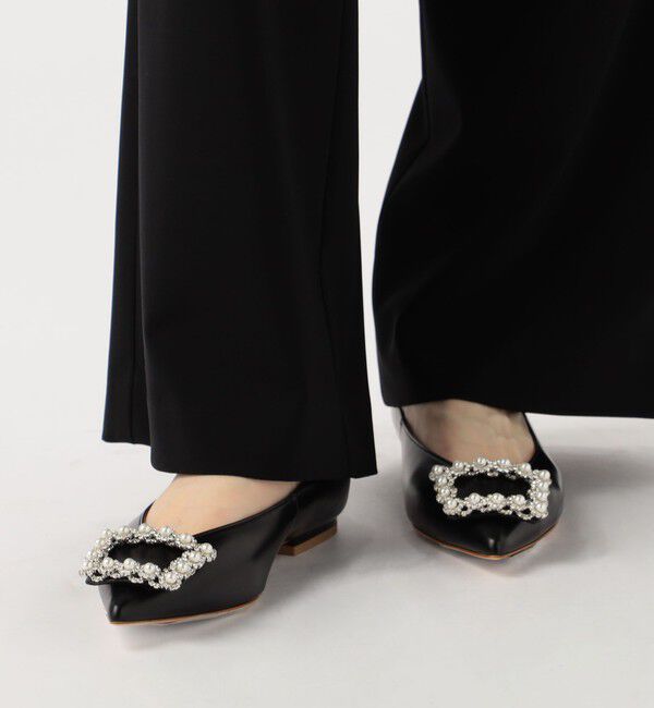 TOMORROWLAND GOODS「PIPPICHIC ANNA V JEWERLY フラットシューズ」|パンプス|