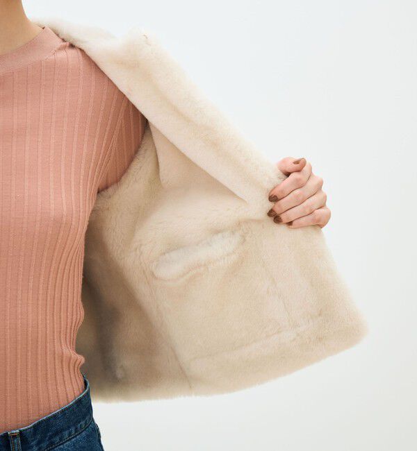 TOMORROWLAND collection「ナッパランムートン ノーカラージャケット」|その他|