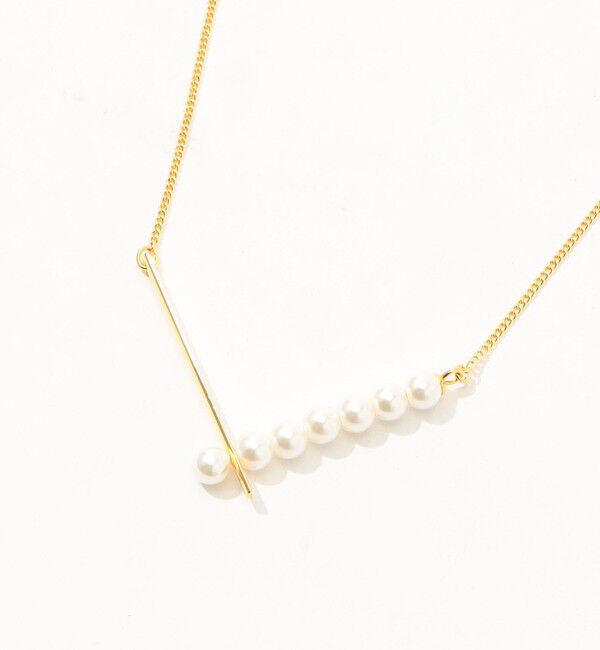 TOMORROWLAND GOODS「【別注】januka NEW V パールネックレス」|ネックレス|