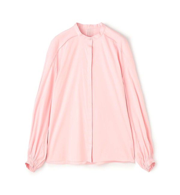 TOMORROWLAND collection「ストレッチブロード ピンタックブラウス」|シャツ・ブラウス|31 ピンク