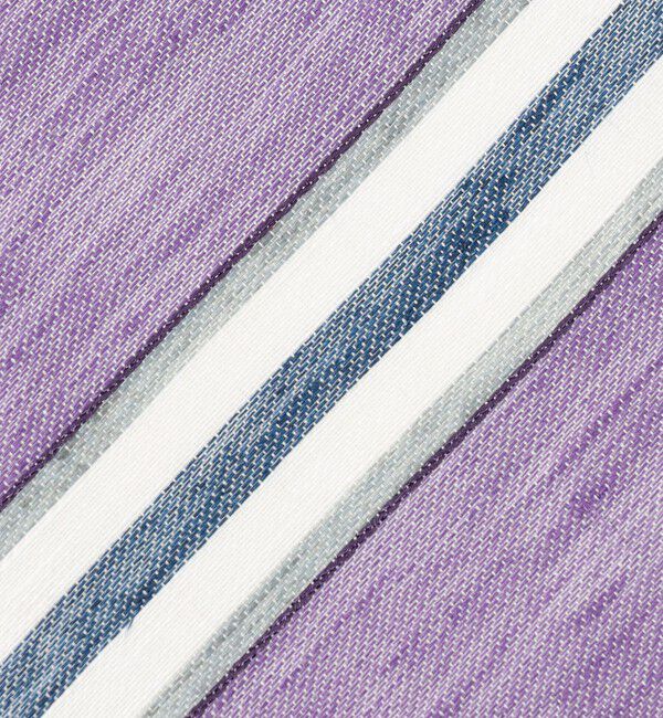 TOMORROWLAND GOODS「STEFANO BIGI リネンコットン レジメンタル ネクタイ」|ネクタイ・蝶ネクタイ|