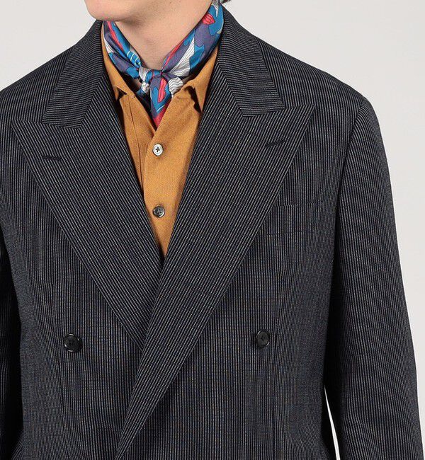 TOMORROWLAND MENS「ウール ダブルブレステッド4Bジャケット FOX AIR」|テーラードジャケット|