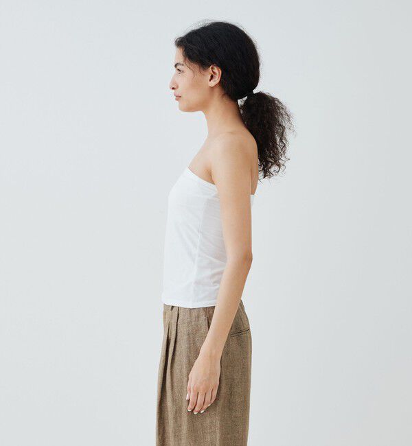 GALERIE VIE「スビンコットン ベアトップ」|チューブトップ|