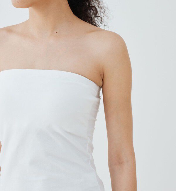GALERIE VIE「スビンコットン ベアトップ」|チューブトップ|