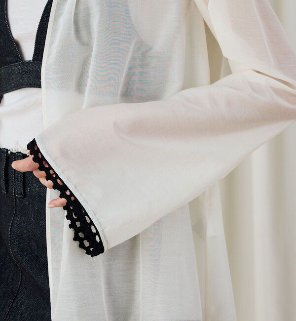 DES PRES「コットンシルクローン フレアブラウス」|シャツ・ブラウス|