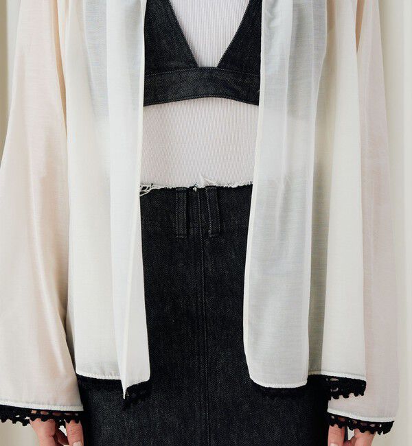 DES PRES「コットンシルクローン フレアブラウス」|シャツ・ブラウス|