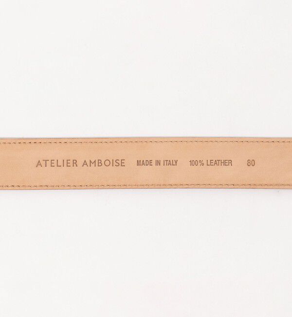 TOMORROWLAND GOODS「AMBOISE BUCKLE レザーベルト」|ベルト|