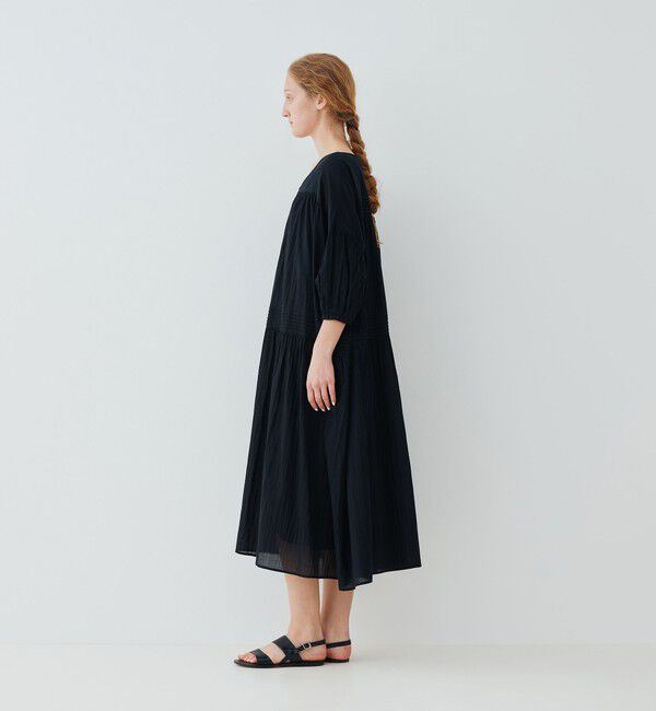 GALERIE VIE「インドコットン ギャザーワンピース」|ワンピース|