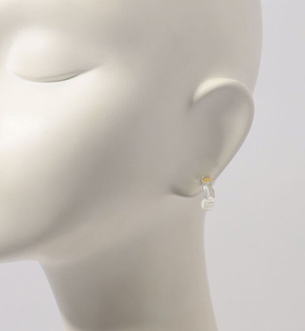 TOMORROWLAND GOODS「 LEVENS JEWELS MINI GLASS HOOP ピアス」|ピアス|