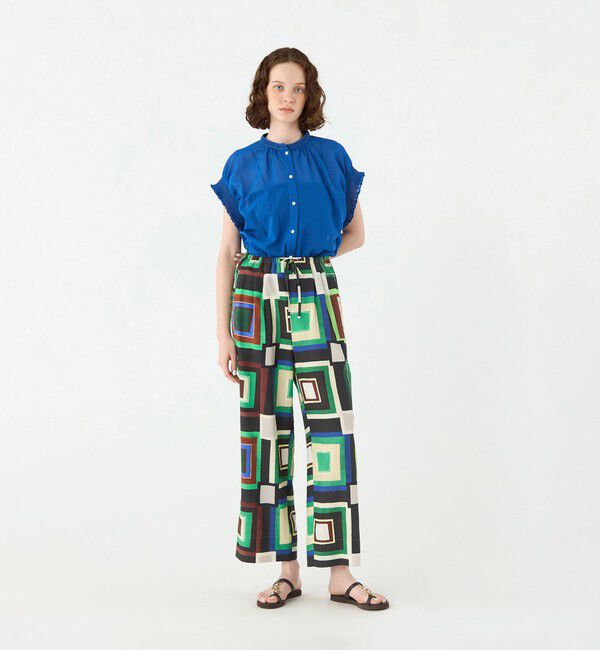 Ballsey「スキームプリント ドロストワイドパンツ」|その他|