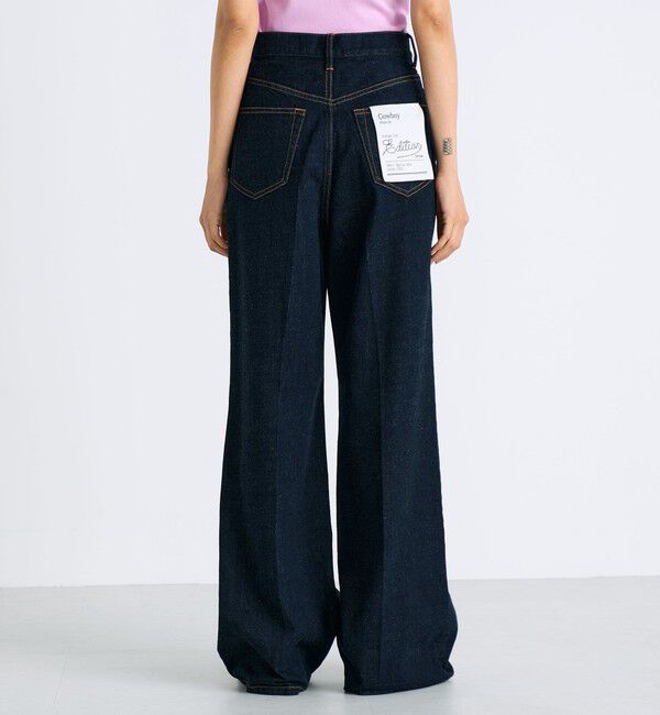 Edition「ワンウオッシュエッセンシャルデニム フレアパンツ」|デニム|