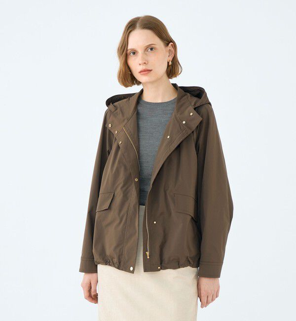 Ballsey「ハイカウントタフタ フーデッドショートコート」|ブルゾン・スタジャン|