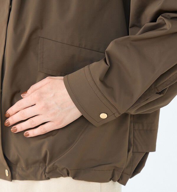 Ballsey「ハイカウントタフタ フーデッドショートコート」|ブルゾン・スタジャン|