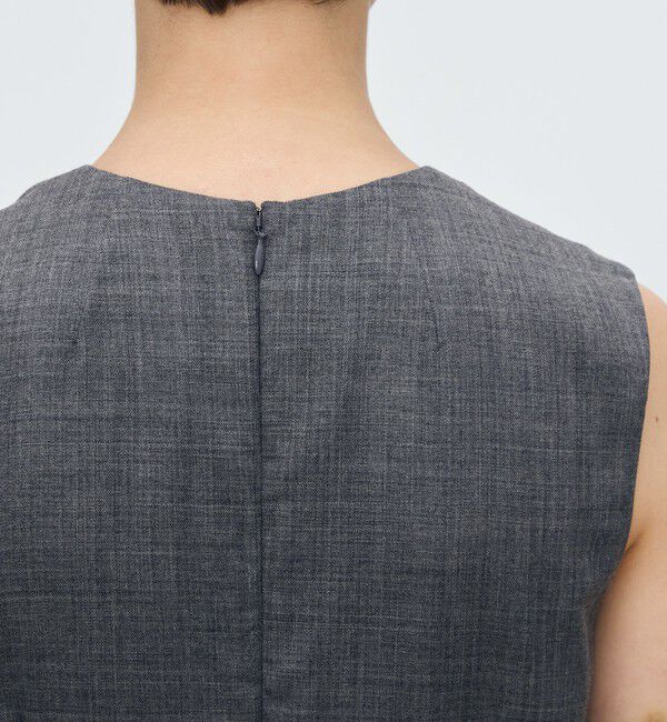 TOMORROWLAND collection「クリアーボイル キーネックワンピース」|ワンピース|