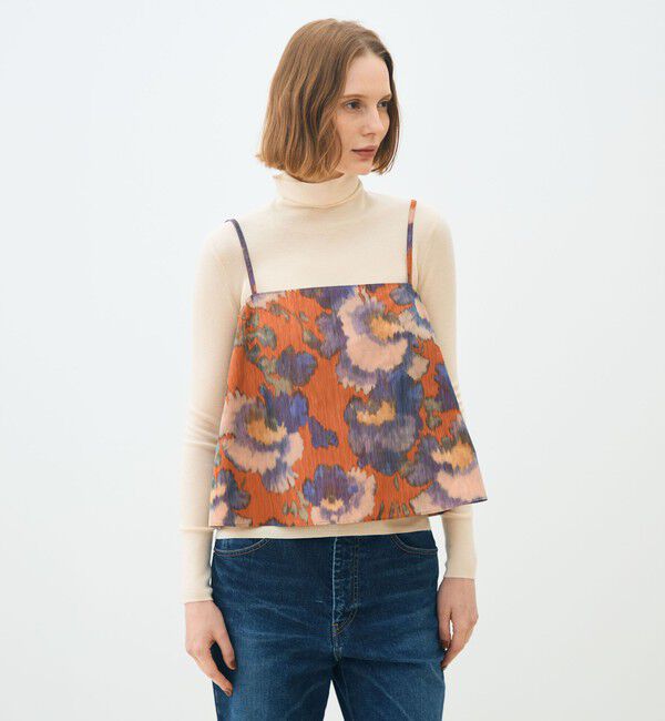 TOMORROWLAND collection「ヴァーミリオンプリント トラペーズキャミソール」|その他|