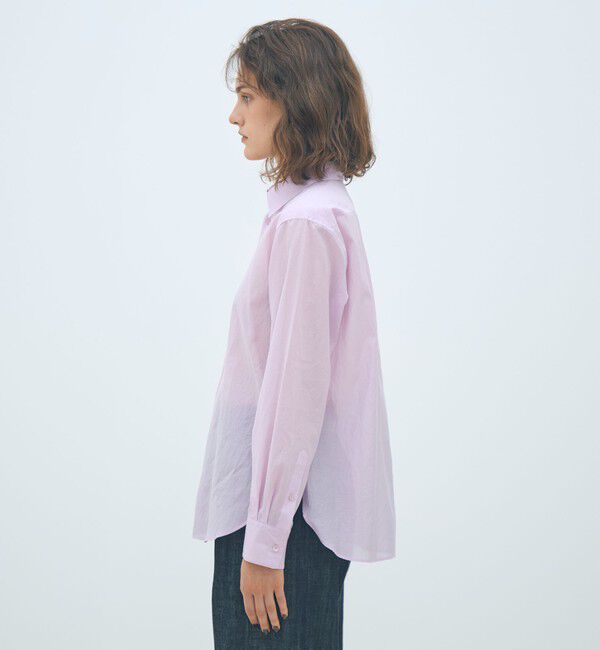 MACPHEE「コットンシルクローン レギュラーカラーシャツ」|シャツ・ブラウス|