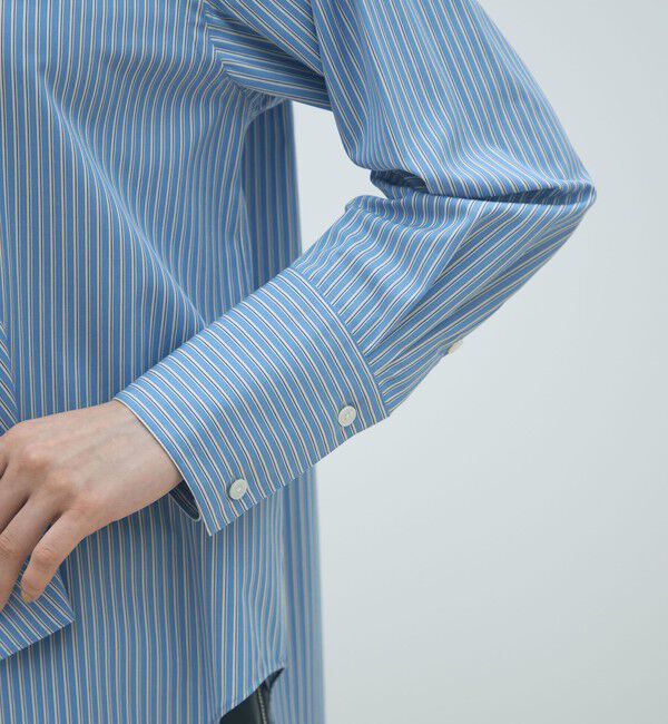 MACPHEE「コットンブロード タイブラウス」|シャツ・ブラウス|