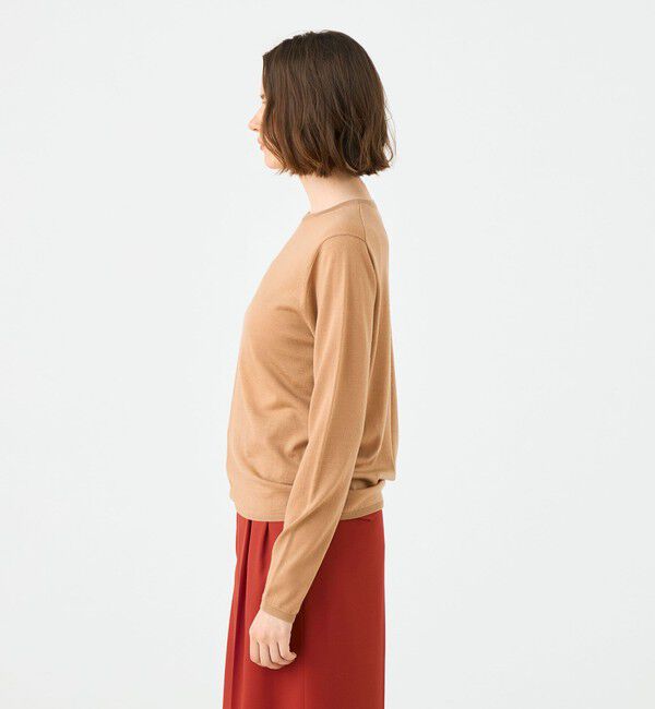 Ballsey「シルケットウール クルーネックプルオーバー」|ニット・セーター|