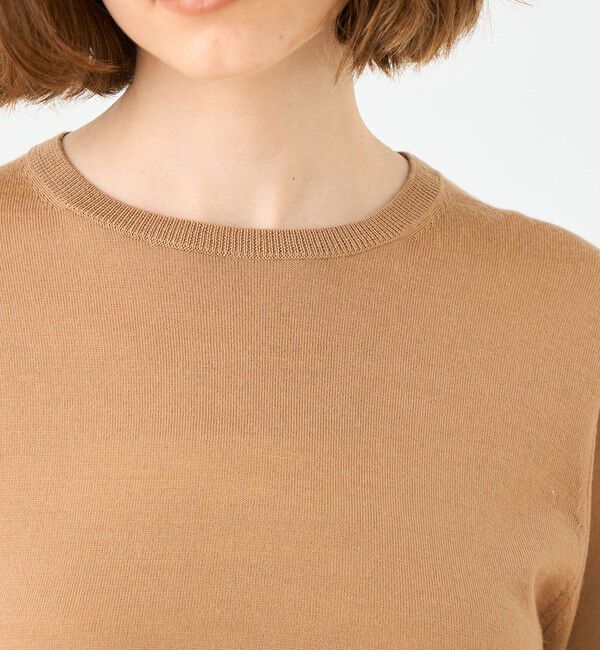 Ballsey「シルケットウール クルーネックプルオーバー」|ニット・セーター|