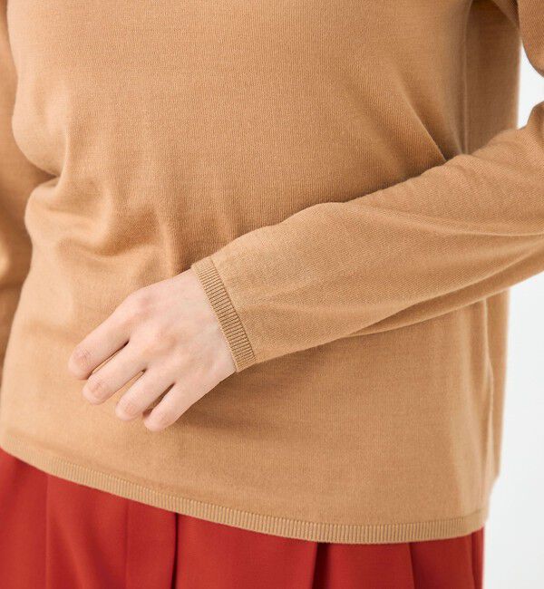 Ballsey「シルケットウール クルーネックプルオーバー」|ニット・セーター|