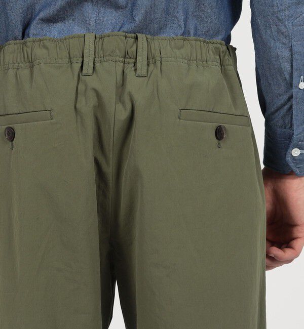 TOMORROWLAND MENS「80/2スーピマコットン イージーパンツ BORGHI」|チノ|