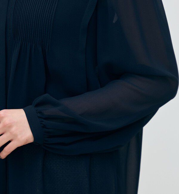 TOMORROWLAND collection「シルクシフォン ピンタックブラウス」|シャツ・ブラウス|