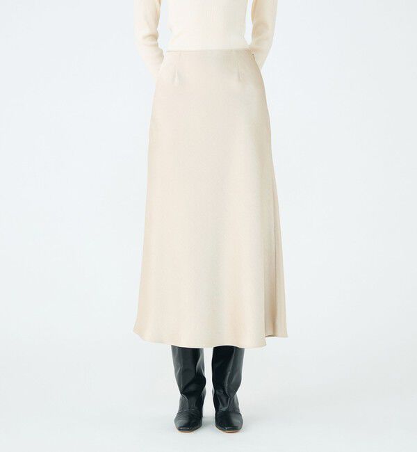 Ballsey「グリッツィーサテン マーメイドスカート」|フレア|