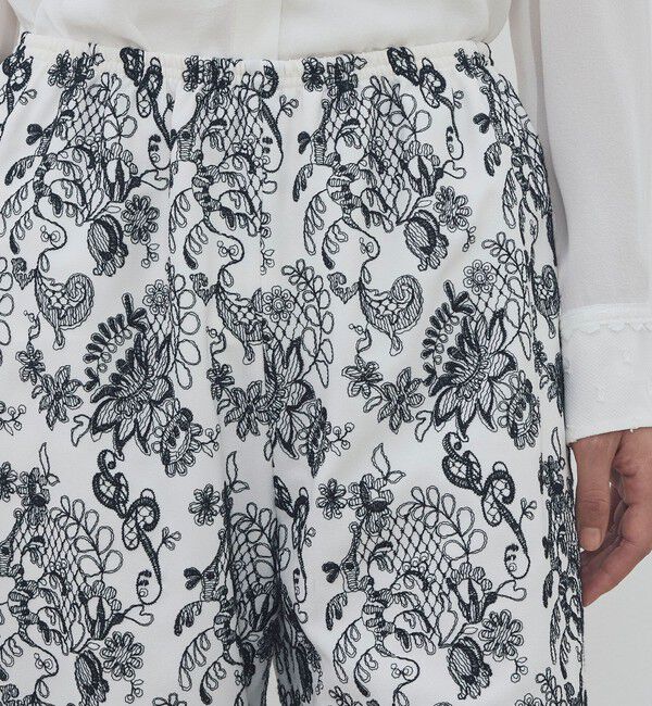 DES PRES「マリンレースエンブロイダリー リラックスパンツ」|その他|