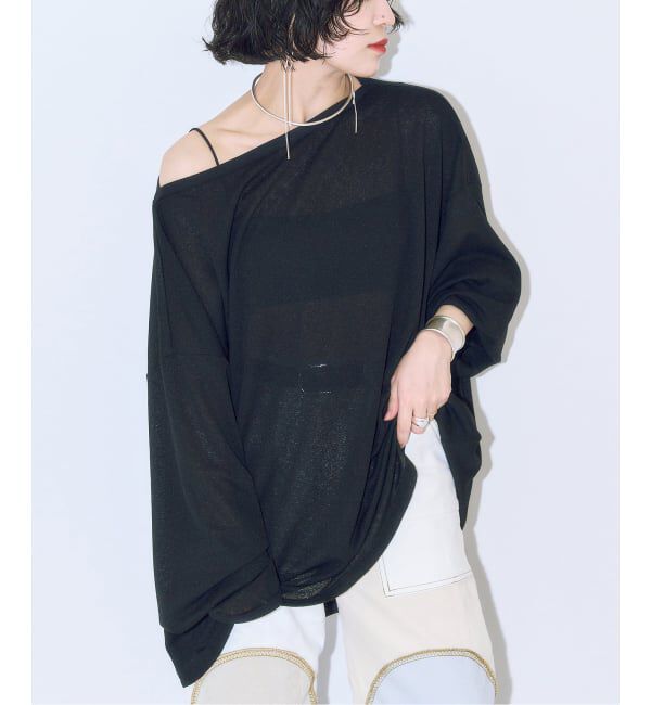  「《予約》WAFFLE LONG SLEEVE TEE：Tシャツ」|Tシャツ・カットソー|ブラック