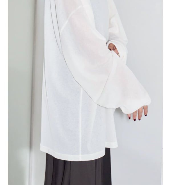  「《予約》WAFFLE LONG SLEEVE TEE：Tシャツ」|Tシャツ・カットソー|