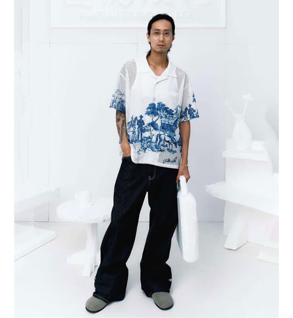 JOINT WORKS「PLATEAU STUDIO / プラトースタジオ Summer shirt - lace」|シャツ・ブラウス|