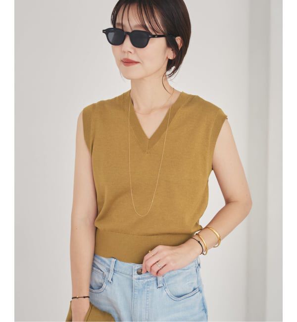 Plage「Compact Knit ベスト」|ベスト・ジレ|