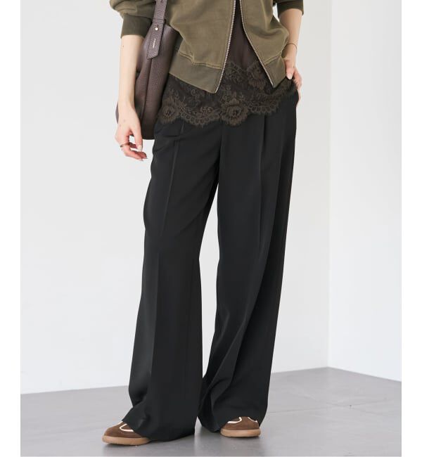 Plage「beautiful tuck パンツ」|スラックス|