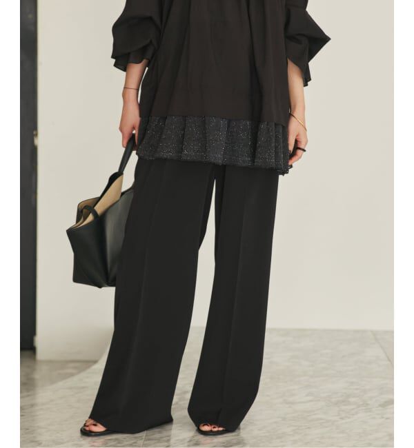 Plage「beautiful tuck パンツ」|スラックス|