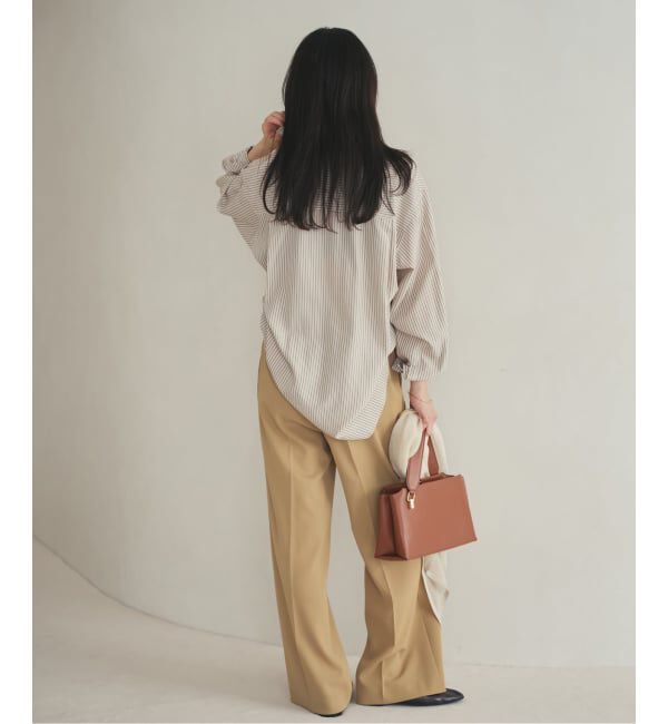 Plage「beautiful tuck パンツ」|スラックス|