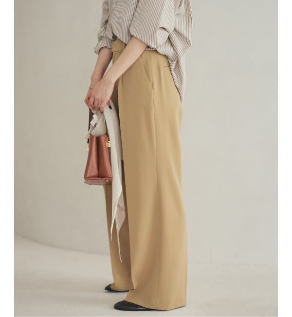 Plage「beautiful tuck パンツ」|スラックス|