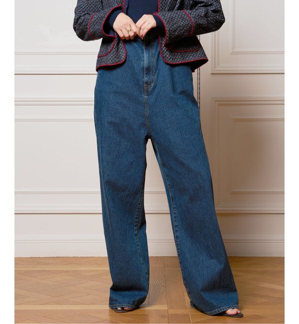IENA LA BOUCLE「《追加》IENA LA BOUCLE ハイエストウエストデニムパンツ2」|デニム|