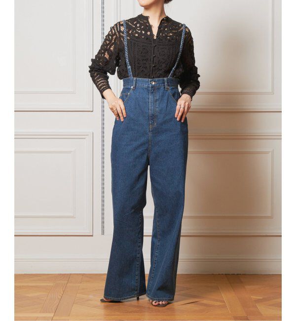 IENA LA BOUCLE「《追加》IENA LA BOUCLE ハイエストウエストデニムパンツ2」|デニム|