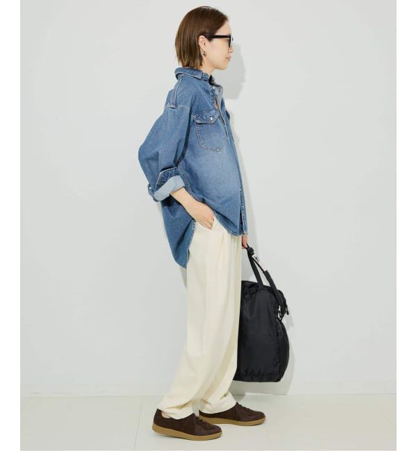 SLOBE IENA「《追加2》LE DENIM BDUデニムシャツ」|シャツ・ブラウス|