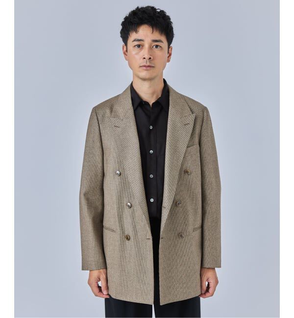 EDIFICE「COUTURE D&rsquo;ADAM (クチュール ド アダム) Gunclubcheck ジャケット(ダブル)」|テーラードジャケット|