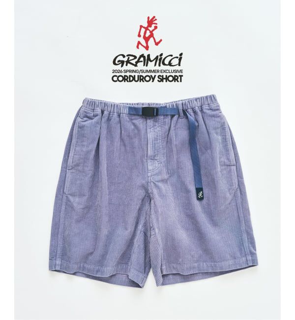 417 EDIFICE「GRAMICCI / グラミチ 417別注 コーデュロイショートパンツ」|その他|ブルー A