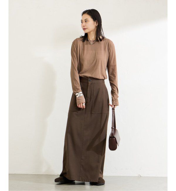 JOURNAL STANDARD「《追加》クルーネックシアーロングTシャツ」|Tシャツ・カットソー|