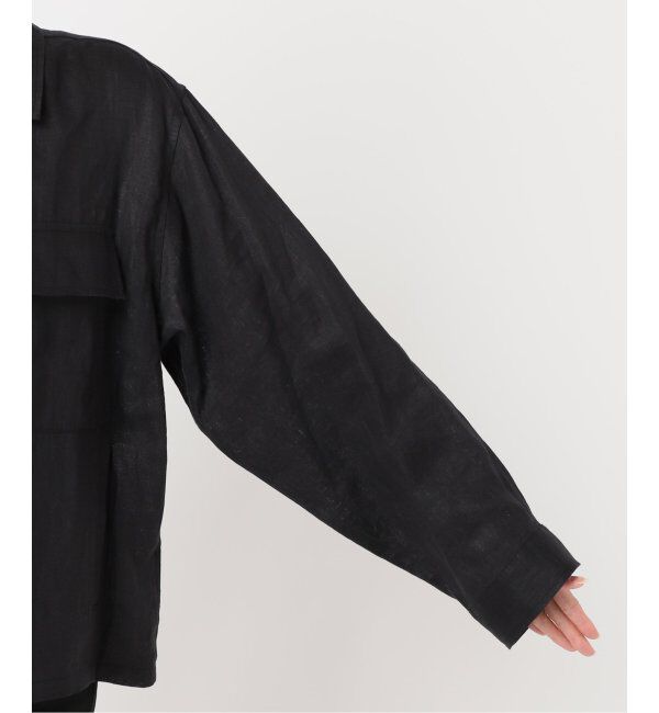 JOURNAL STANDARD「《追加3》リネンミリタリージャケット」|ミリタリージャケット|