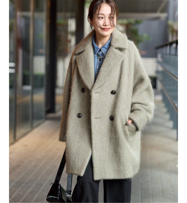 JOURNAL STANDARD「別注【TICCA / ティッカ】モヘヤ混テントコート」|その他|ベージュ