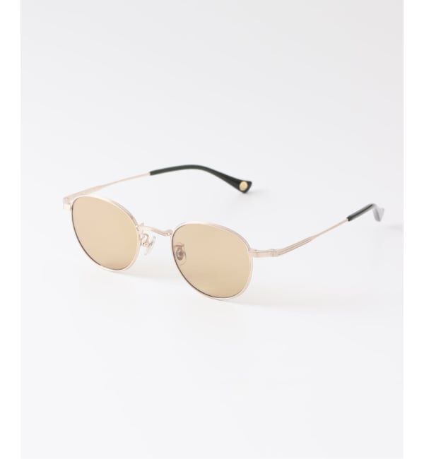 JOURNAL STANDARD relume「《予約》Zoff &times; relume / ゾフ メタルボストン サングラス」|サングラス|ゴールド A