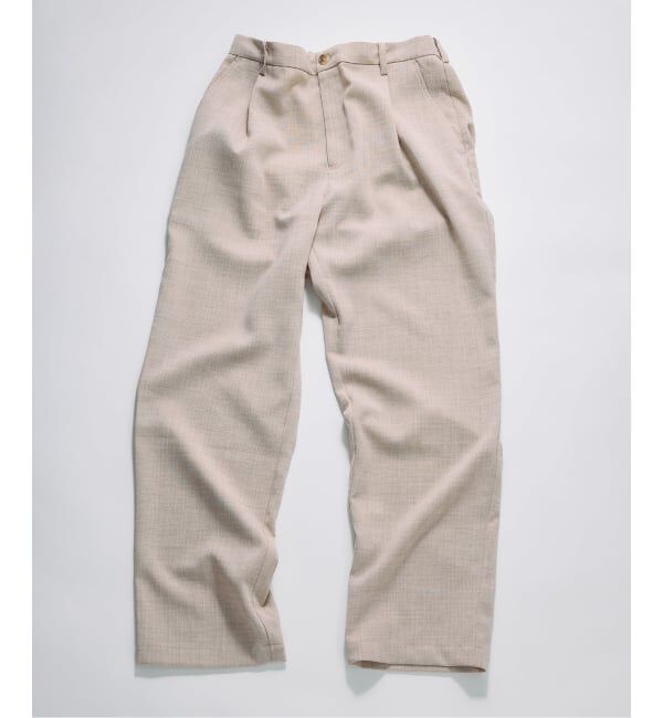 JOURNAL STANDARD relume「《予約》テックキャンバス オーバル イージーパンツ(セットアップ対応可能）」|スラックス|ナチュラル