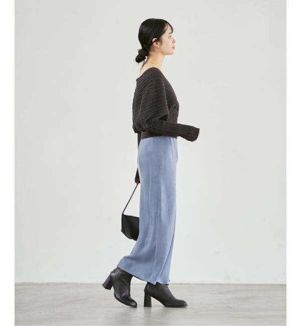 NOBLE「《追加2》キュプラナローAラインスカート」|スカート|