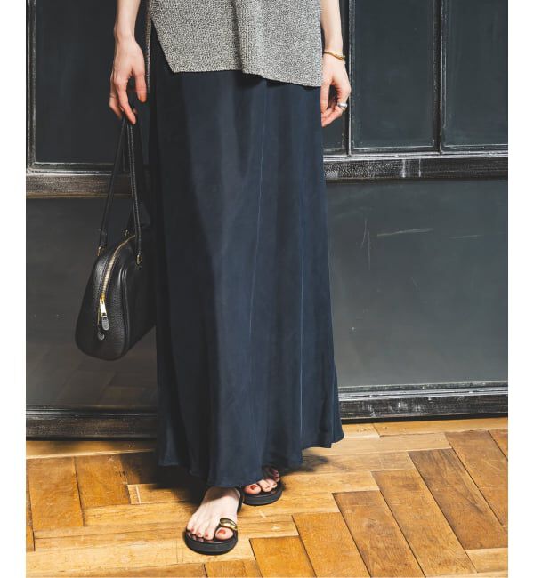 NOBLE「《追加2》キュプラナローAラインスカート」|スカート|