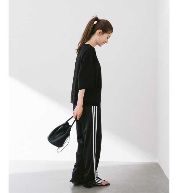 FRAMeWORK「ダブルジャガードハーフスリーブニット」|ニット・セーター|